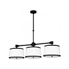 Éclairage pour îlot Quoizel Lighting Kylen KYL342MBK 300W Noir mat