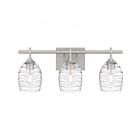 Quoizel Lighting Lucy LCY8622BN 3-Lumières Nickel brossé 300W Luminaire de vanité