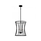 Suspendu Leiland Quoizel Lighting LEI2816MBK 240W 4 Lumières Noir mat
