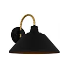 Quoizel Lighting LSH8414MBK 1 Lumière Noir mat 100W Longshore Lanterne d'extérieur