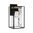 Lanterne d'extérieur Quoizel Lighting LWD8407MBK Longwood 1-Lumière 100W Noir mat