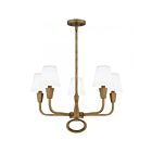 Lustre Mallory Quoizel Lighting MAO5026WS 300W 5 Lumières Laiton patiné