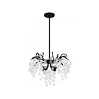 Quoizel Lighting MAP2820EK Maple 4-Lumières 60W Noir de terre Suspendu