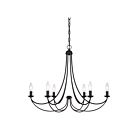Lustre Quoizel Lighting Mirren MRN5006IB 360W 6 lumières bronze impérial