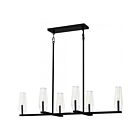 Éclairage pour îlot Quoizel Lighting Malamute MUT640MBK 360W Noir mat