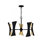Quoizel Lighting MYL5027MBK Myla 10-Lumières 600W Noir mat Lustre