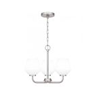Quoizel Lighting NIE2817BN 3 Lumières Nickel brossé 300W Nielson Suspendu