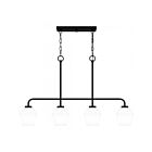Quoizel Lighting NIE436MBK Nielson 4-Lumières 400W Noir mat Luminaire pour îlot