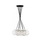 Suspendu Navigator Quoizel Lighting NVG2607EK 420W 7 lumières Terre noire