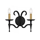 Quoizel Lighting OCA8714EK 2 Lumières Noir de terre 120W Octavie Applique murale