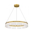 Quoizel Lighting PCACE2824BRG Alice LED Or brossé Suspendu