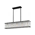 Éclairage pour îlot Quoizel Lighting Celeste PCCET538MBK 500W Noir mat
