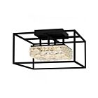 Plafonnier semi encastré LED Quoizel Lighting PCDZ1716MBK Dazzle 26W Noir mat