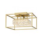 Plafonnier semi encastré Quoizel Lighting PCDZ1716SGD Dazzle 25W Or doux