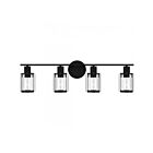 Luminaire de vanité à Isla Quoizel Lighting PCILA8629MBK 4-Lumières 400W Noir mat