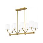 Lustre d'île Parkington Quoizel Lighting PKN834AB 860W 8 lumières Laiton vieilli