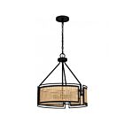 Suspendu Priya Quoizel Lighting PYA2818MBK 300W 3 Lumières Noir mat