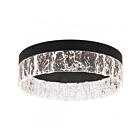 Quoizel Lighting QFL6763MBK Vistaria Noir mat Plafonnier semi-encastré