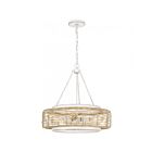Suspendu Quoizel Lighting QP5573AWH 4-Lumières 400W Blanc antique