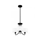 Suspendu Quoizel Lighting QP5607MBK 3-Lumières 180W Noir mat