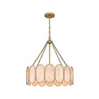 Suspendu Amalia Quoizel Lighting QP6170LG 400W 4 Lumières Or clair
