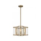 Suspendu Renee Quoizel Lighting QP6193BGD 240W 4 Lumières Bronze Or