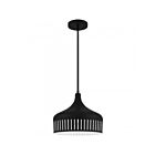 Quoizel Lighting QP6208MBK Keagan 1-Lumière 100W Noir mat Suspendu