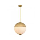 Quoizel Lighting QP6211BRG Mia 2-Lumières 60W Or brossé Suspendu