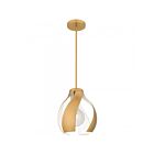 Quoizel Lighting QP6739BWS Kiko 1-Lumière 100W Laiton brossé Suspendu