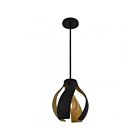 Quoizel Lighting QP6739MBK Kiko 1-Lumière 100W Noir mat Suspendu