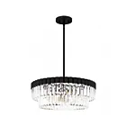 Quoizel Lighting QP6742MBK Starlight 4-Lumières 60W Noir mat Suspendu