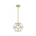 Suspendu Quoizel Lighting QPP5593B Piccolo 1-Lumière 100W Laiton poli
