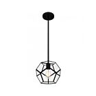 Mini suspendu Kinslee Quoizel Lighting QPP5593MBK 100W 1-Lumière Noir mat