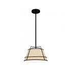 Suspendu Quoizel Lighting QPP5629MBK Piccolo 1-Lumière 100W Noir mat
