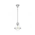Mini suspendu Hidalgo Quoizel Lighting QPP6160BN 60W 1 Lumière Nickel brossé