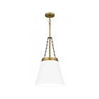 Mini suspendu Alwyn Quoizel Lighting QPP6183AB 100W 1 Lumière Laiton vieilli