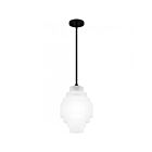 Mini suspendu Driscoll Quoizel Lighting QPP6186MBK 100W 1 Lumière Noir mat