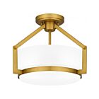 Plafonnier semi encastré Quoizel Lighting QSF5598AB 2-Lumières 200W Laiton vieilli
