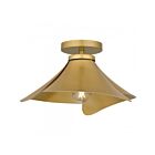 Quoizel Lighting QSF6747LG Wisp 1-Lumière 100W Or clair Plafonnier semi-encastré