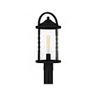 Lanterne d'extérieur Quoizel Lighting RCE9009EK Reece 1-Lumière 100W Terre noire