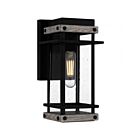 Quoizel Lighting SAD8405MBK 1 Lumière Noir mat 100W Strader Lanterne d'extérieur