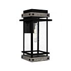 Quoizel Lighting SAD8409MBK 1 Lumière Noir mat 100W Strader Lanterne d'extérieur