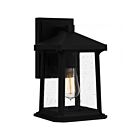 Lanterne d'extérieur Quoizel Lighting SAT8407MBK Satterfield 1-Lumière 100W Noir mat