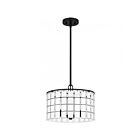 Suspendu Quoizel Lighting SGL2814MBK Seigler 3-Lumières 180W Noir mat