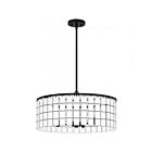 Suspendu Seigler Quoizel Lighting SGL2822MBK 240W 4 lumières Noir mat