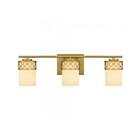 Quoizel Lighting TEN8624AB 3 lumières Laiton vieilli 300W Tenley Applique de salle