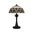 Lampe de table Quoizel Lighting TF16141MBK Tiffany 3-Lumières 300W Noir mat