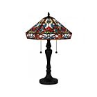 Lampe de table Quoizel Lighting TF16142MBK Tiffany 2-Lumières 150W Noir mat