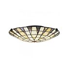 Plafonniers Quoizel Lighting TF5618MBK Tiffany 2-Lumières 150W Noir mat