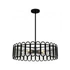 Quoizel Lighting VEA2824MBK Vera 5-Lumières 100W Noir mat Suspendu